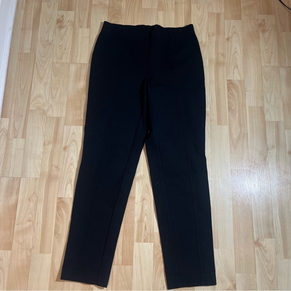 J.Jill Womens Black Slim Leg Ponte Pants‎ Size SmallP